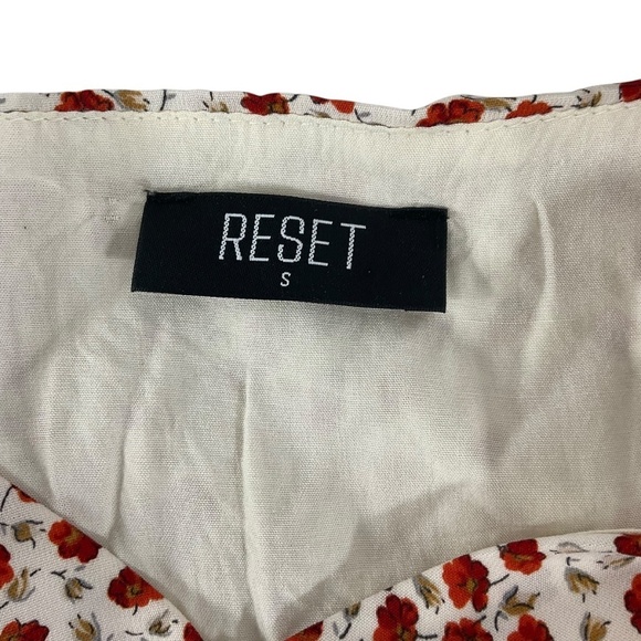 Reset by Jane Chaya Floral Mini Dress size Small in color cream combo - Picture 8 of 10